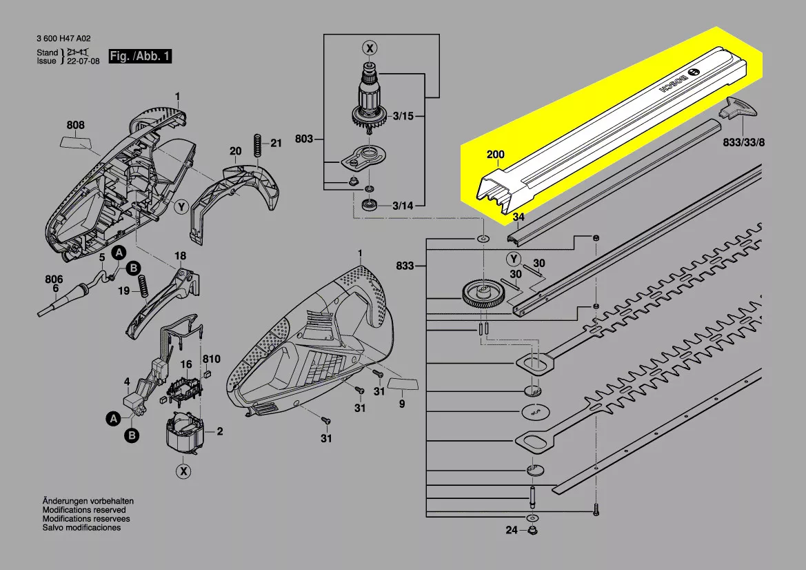 Fourreau protège lame réf. 1 600 A02 474 Bosch
